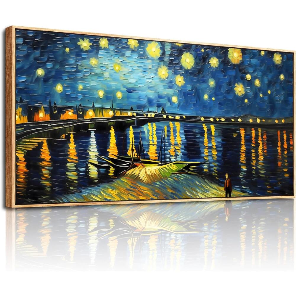 hyidecorart Large Size Canvas Wall Decor For Office Wood Framed Wall Art